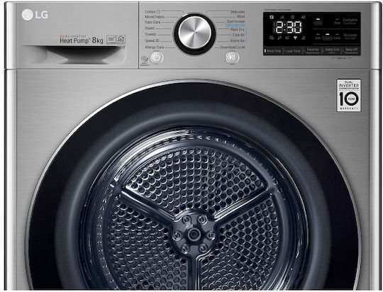 LG RC80V9EV2W Сушилня 8кг с Термопомпа