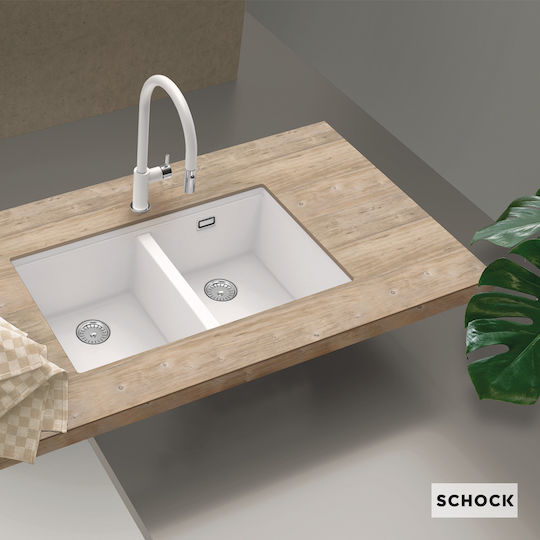Schock Cristalite Manhattan Υποκαθήμενος από Συνθετικό Γρανίτη Μ75xΠ45.6cm Schock Cristalite Manhattan Υποκαθήμενος από Συνθετικό Γρανίτη Μ75xΠ45.6cm