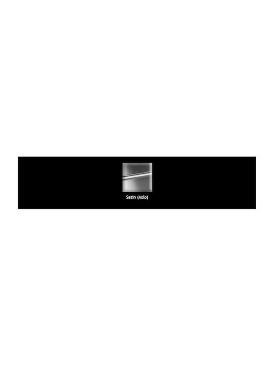 Fortinox Squadro 29055-110 Drop-In Chiuvetă Inox Satinat L55xW50.5cm Argintiu