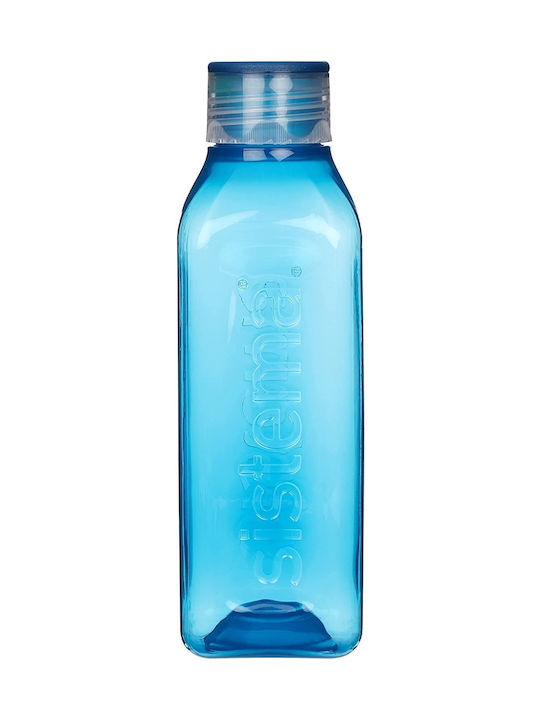 Sistema Square Wasserflasche Kunststoff 725ml Blau