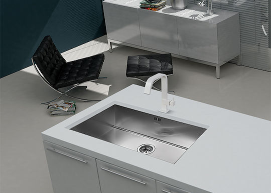 Apell Amalthea 7472 Undermount Inox Μ74xΠ41.8cm Silver Apell Amalthea 7472 Undermount Inox Μ74xΠ41.8cm Silver