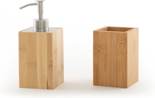 Nef-Nef Homeware Επιτραπέζια Ποτηροθήκη Woody Καφέ