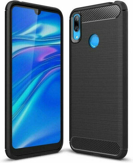 Back Cover Σιλικόνης Μαύρο (Huawei Y6s / Honor 8A)