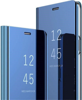 Clear View Book Πλαστικό Μπλε (Galaxy A42)