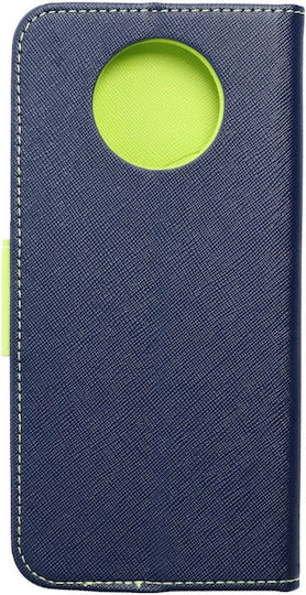Fancy Wallet Δερματίνης Navy Μπλε (Redmi Note 9T)
