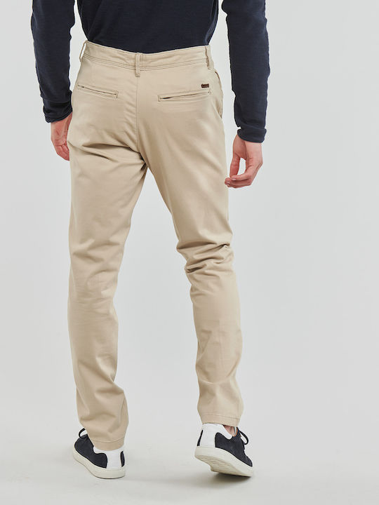 Marco Hose Chino Elastisch in Schlanker Passform Beige