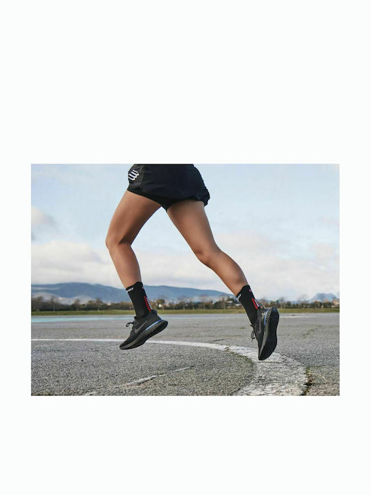 Compressport Pro Racing Socks V4.0 High Running Κάλτσες Μαύρες 1 Ζεύγος