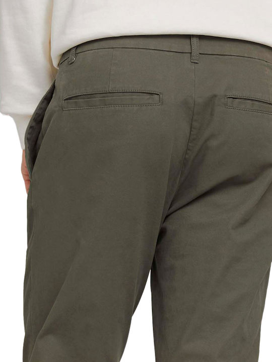 Trousers Chino in Slim Fit Green