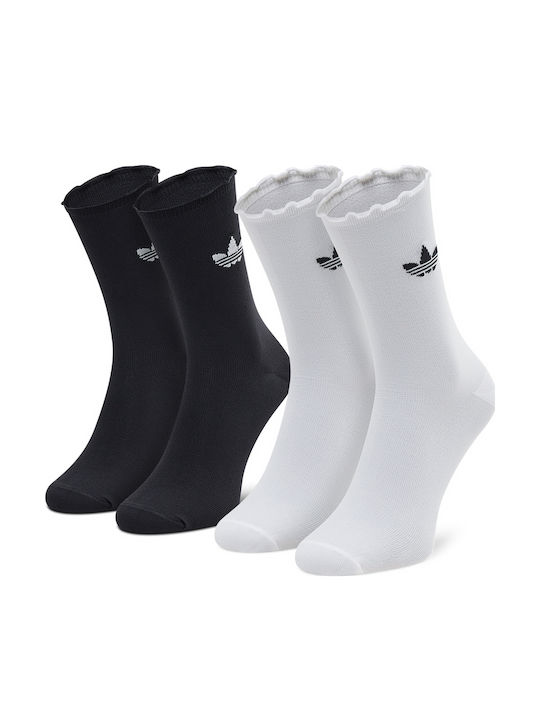 adidas Semi-Sheer Ruffle Sportsocken Mehrfarbig 2 Paare