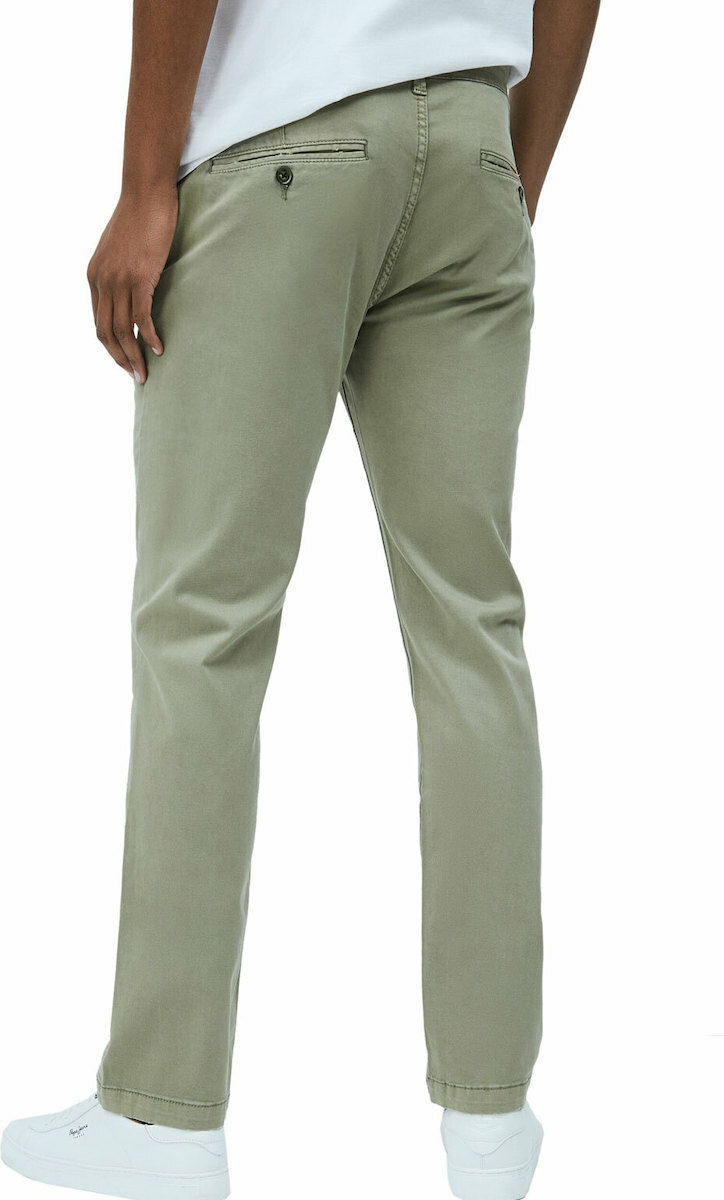 Pepe Jeans Sloane Ανδρικό Παντελόνι Chino Ελαστικό σε Κανονική Εφαρμογή  Palm Green PM210564C34-701 | Skroutz.gr