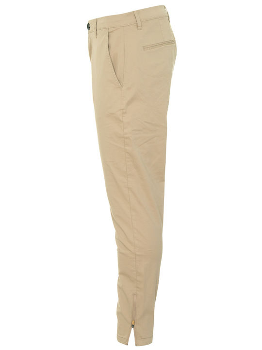 Pisa P5253 Παντελόνι Chino Ελαστικό σε Slim Εφαρμογή Μπεζ