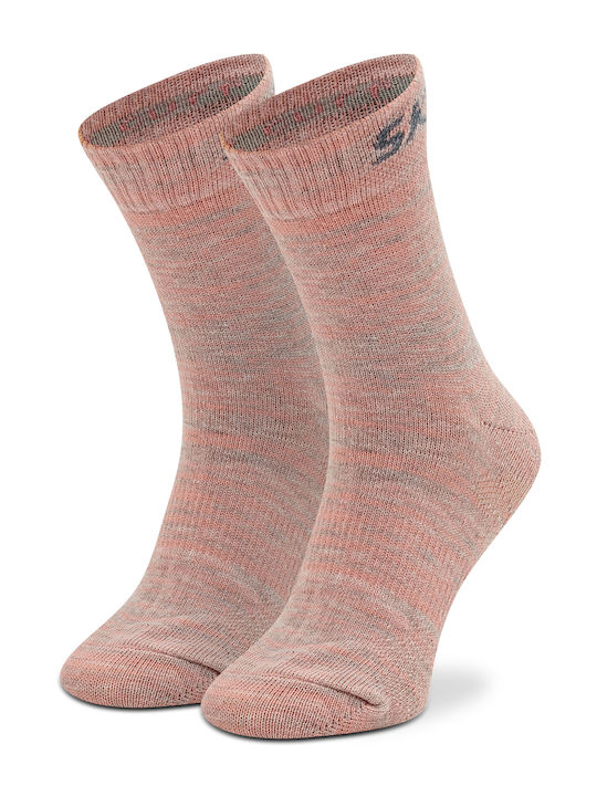 Skechers Girls 3 Pack Knee-High Socks Pink