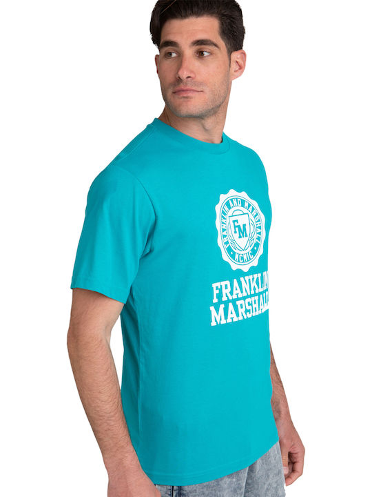 Franklin & Marshall Men's Short Sleeve T-shirt Turquoise