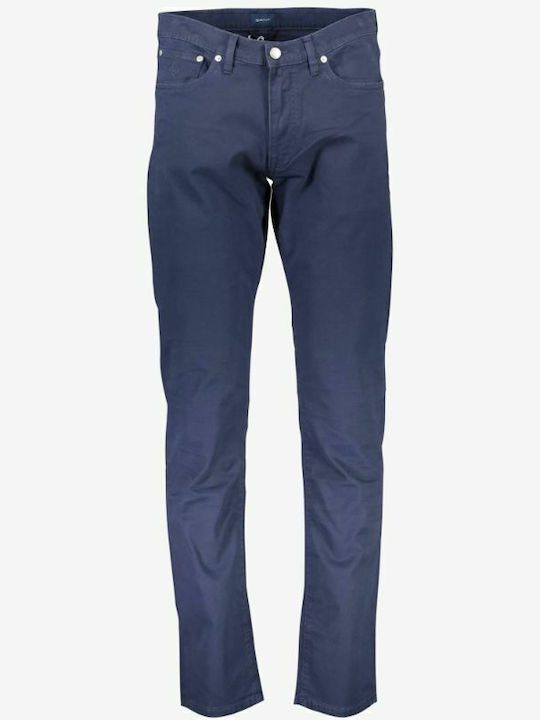 Παντελόνι Chino Ελαστικό σε Slim Εφαρμογή Μπλε