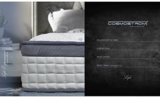 Cosmostrom Life Queen Anatomic Saltea 160x200x24cm cu Suprapozabil