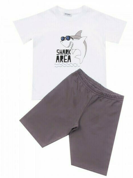 Trax Kids Set with Shorts Summer 2pcs Gray