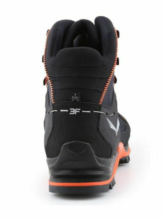 Salewa MTN Trainer Mid GTX Men's Hiking Boots Waterproof with Gore-Tex Membrane Black