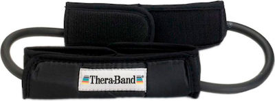 Thera-Band Mini Resistance Tubing Loop Band Very Hard with Handles Black