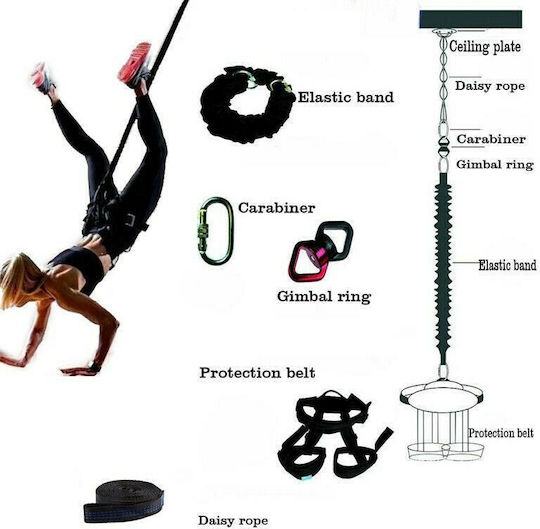 Optimum Ιμάντες Γυμναστικής Bungee Fitness