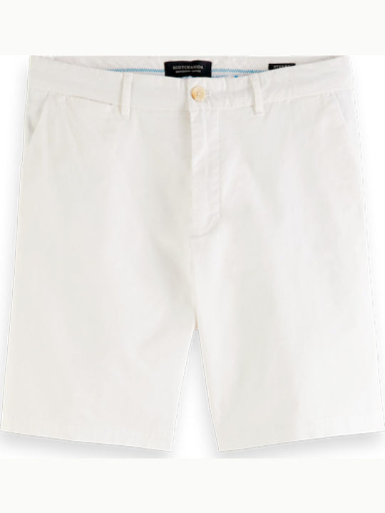 Stuart Men's Shorts Chino White