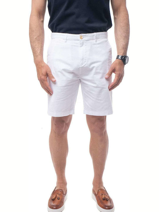 Stuart Men's Shorts Chino White