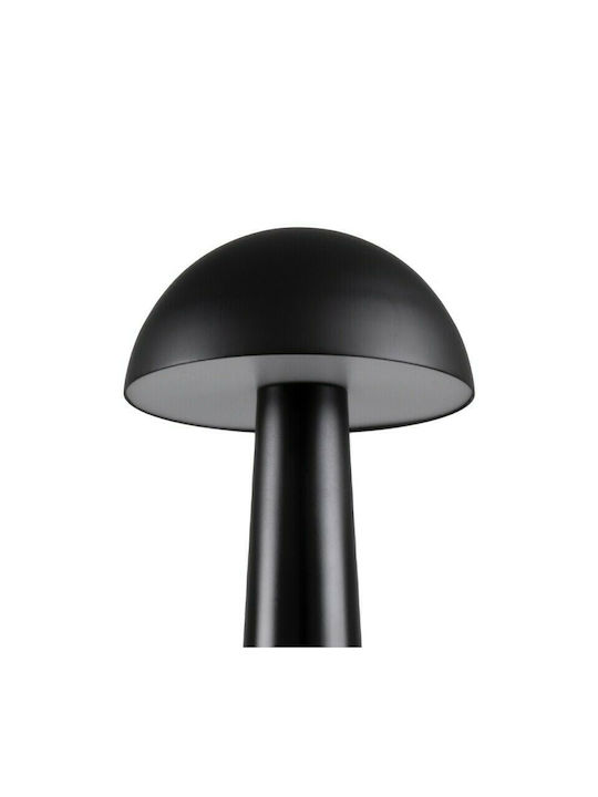GloboStar Coco Metal Table Lamp LED with Black Shade and Base