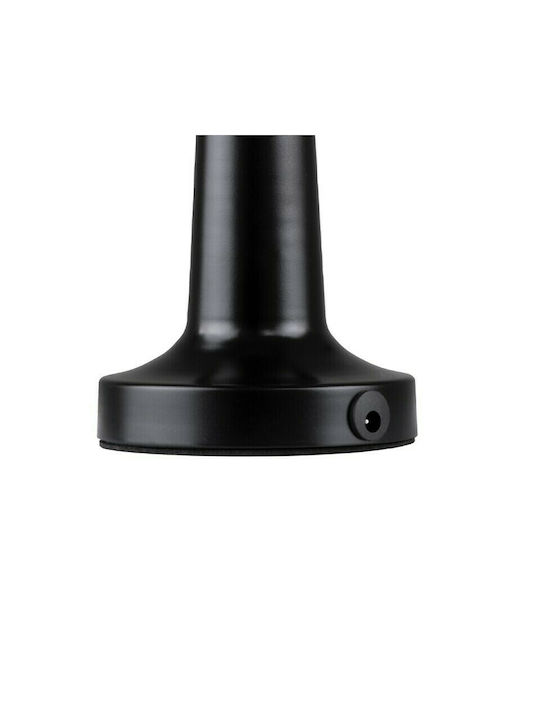 GloboStar Molly Metal Table Lamp for Socket GU10 with Black Shade and Base