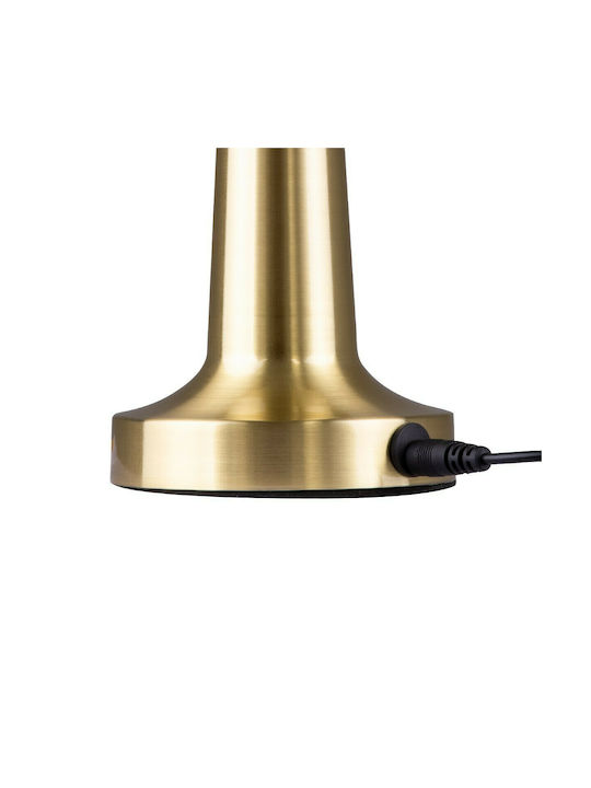 GloboStar Molly Metal Table Lamp LED with Gold Shade and Base