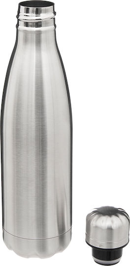 5Five Μπουκάλι Θερμός Ανοξείδωτο 500ml Ασημί