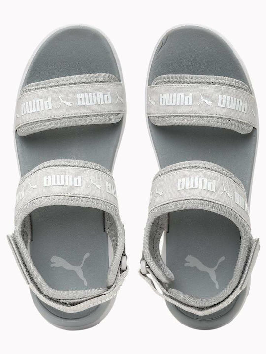 Puma Women's Flat Sandals Gray