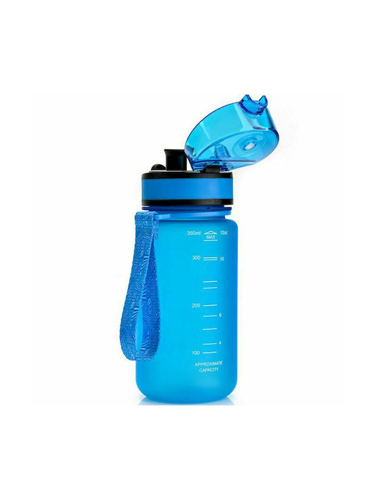 Meteor Wasserflasche Kunststoff 350ml Blau