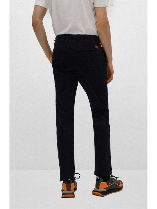 David222d Trousers Chino Elastic in Slim Fit Black