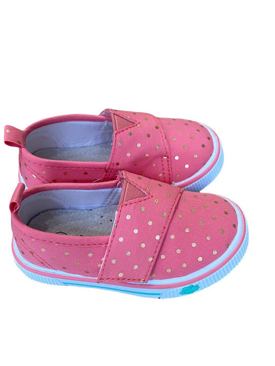 Kinder Sneakers Anatomisch mit Klettverschluss Fuchsie
