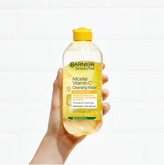 Garnier Skinactive Micellar Vitamin C Micellar Water Αφαίρεσης Μακιγιάζ Προσώπου 400ml