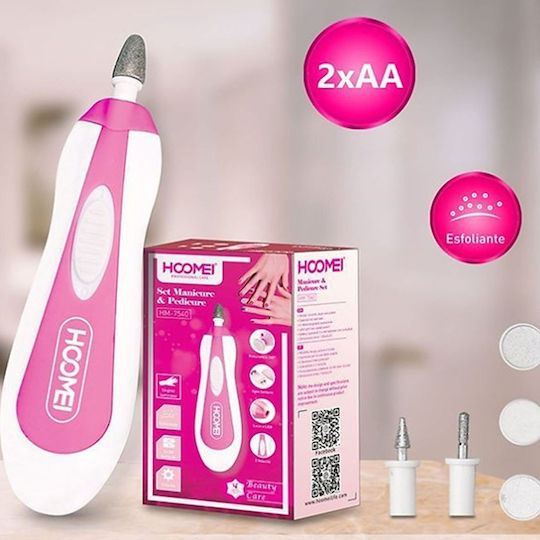 Hoomei Nagelfräser Batterie Fuchsie