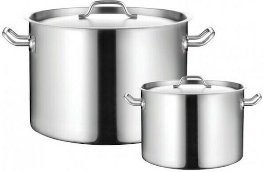 GTSA Stainless Steel Pressure Cooker Capacity 58lt with Diameter 50cm and Height 30cm.