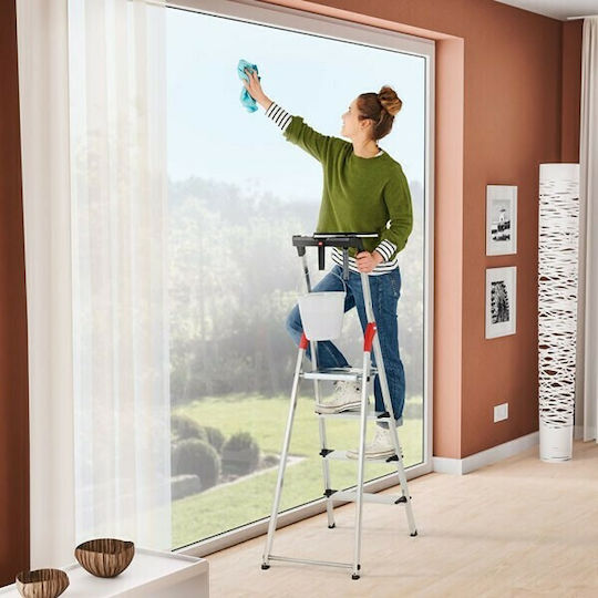Hailo XXL Ladder Aluminum with 4+1 Steps