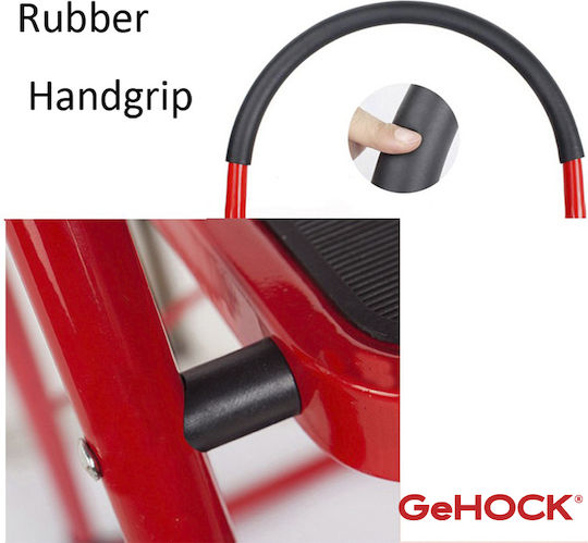 GeHock Scăunel scări Fier 4 trepte 23.5cm