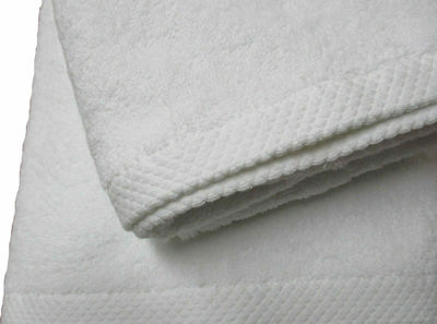 Le Blanc Plain Line Hotel Bathroom Towel 140x70 cm 550gsm White 5201847003409