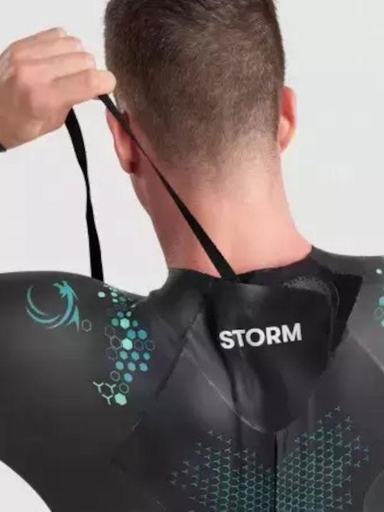 Arena Powerskin Storm 004970-515 Renn-Ein Stück Badeanzug Schwimmen Blau