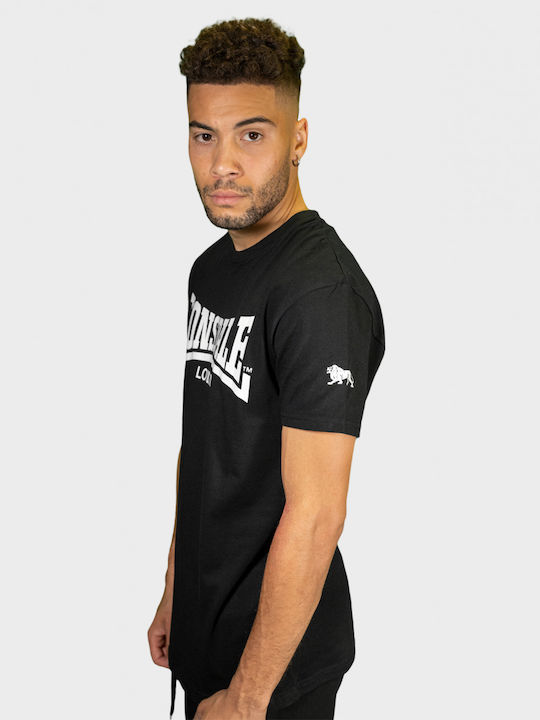 Lonsdale Piddinghoe 1 T-shirt Bărbătesc cu Mânecă Scurtă Negru