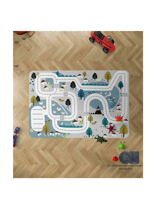 Dimcol Kids Synthetic Rug Playground 290 Road 135x200cm