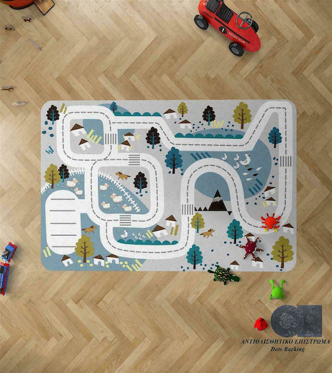 Dimcol Kids Synthetic Rug Playground 290 Road 135x200cm