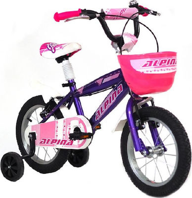 Alpina Beleno 12" Kids Bicycle BMX (2022) Purple