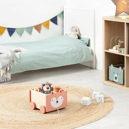Navaris Children's Storage Box made of Wood Brown 26.4x20x25.8cm 1pcs