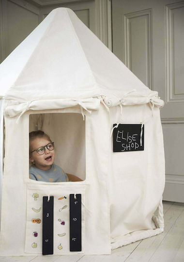 Kids Concept Cort de Joacă Căsuță Bej