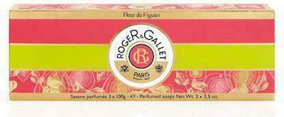 Roger & Gallet Fleur de Figuier Relaxing Perfumed Soaps 3x100gr