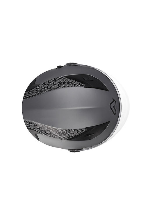 Acerbis Firstway 2.0 Grey Motorcycle Helmet Jet ECE 22.06 1350g with Sun Visor