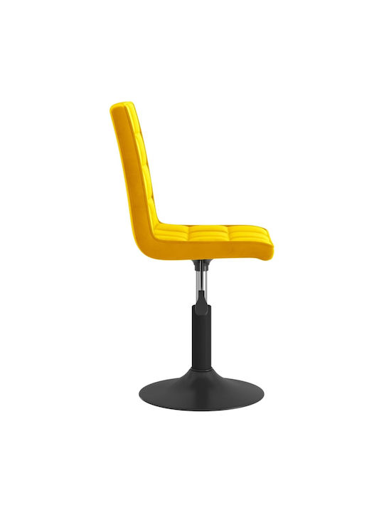 Rotativă Scaun Vizitator în Culoare Galben 40x52x102cm 4buc