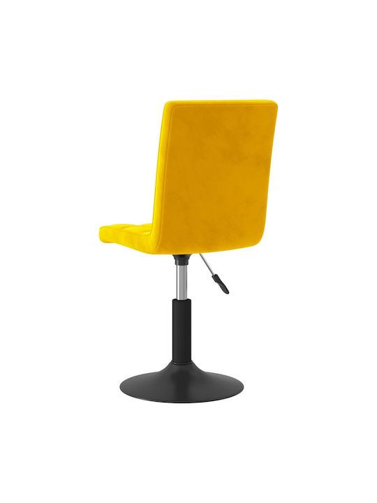 Rotativă Scaun Vizitator în Culoare Galben 40x52x102cm 4buc